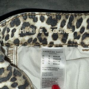 American Eagle Outfitters Leopard Print Jeggings